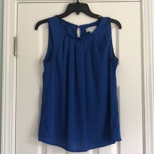 Josephine Studio Petite Blue Sleeveless Top Size 8